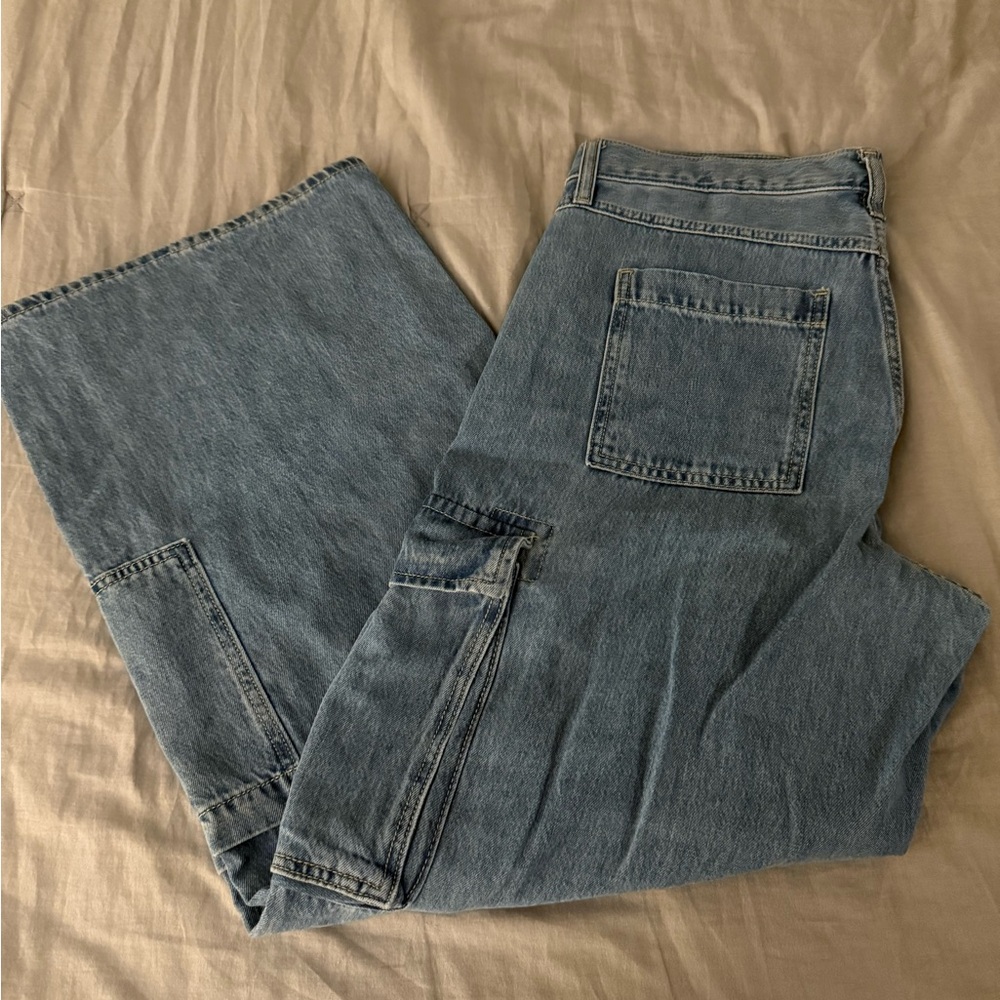 Baggy wide leg jeans
